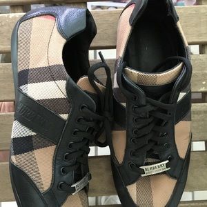 Burberry Plaid Sneakers